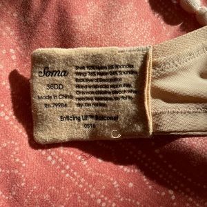 Soma 36 DD Enticing Lift Balconet Bra